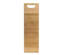 Wooden Wash-Board for Laundry - Gentle Yet Thorough Cleaning | Bambo Hand Washing Board Wavy Pattern | Household Hand Washing Delicate & Kids Clothes, Eco-Friendly & Energy Saving