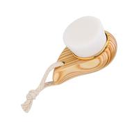 Wooden Washing Facial Brush,Face Brush Face Brush Cleansing Wood Handle Brush Manual Soft Brush Cleansing Facial Brush Pore Brush Facial Brush for Washing Pore Exfoliation Massaging Supplies
