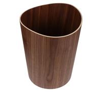Wooden Wastebasket for Kitchen and Guest Room, Nordic Japanese Style | Wood Grain Surface, Reusable Design, Keeps Rooms Tidy, Fits Small Spaces, for Paper Waste and Wrappers