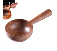 Wooden Water Ladle - Natural Large Cooking Spoon, Durable Kitchen Utensil for Soup Stirring Serving and Cooking, Heat Resistant Wooden Spoon | Ideal Utensil for Home Kitchen Cookings and Serving