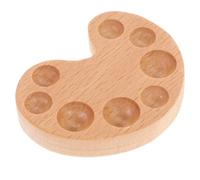 Wooden Watercolour Paint Tray Palette with Lid for Artists