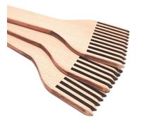 Wooden Weaving Comb - Double Ended branded, Tools DIY For Handcrafts Woven | Macrame Fringe Wide Glossy Tapestry Rug Making Crafts Knitting Accessory Beginners Advanced Craftsmen