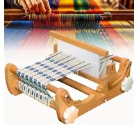 Wooden Weaving Kit,DIY Multi-Craft Tabletop Hand-Knitting Weaving Machine, Weaving Frame, Weaving Width 20CM, Weaving Frame Loom