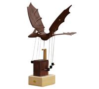 Wooden Western Mythical Creature Dragon Automaton Model, Handmade Mechanical Wooden Electric Bionic Animals Dynamic Model, Decor Gifts for Adults & Teens