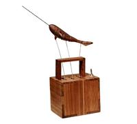 Wooden Whale Music Box Model with Dynamic Motion Mechanism, Creative Desktop Ornament & Gifts for Adults