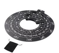 Wooden Wheel - Chord Wheel, Fifth Compass and Music Transpose Tool | Round Melody Chord Tool Wooden Musical Melody Chord Tool for Musicians, Songwriters, Beginners, Adults