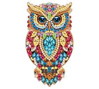 Wooden Wine Bottle Diamond Painting Bottle Opener Helper Crystal Gem Stone Fridge Magnets 5D DIY Diamond Art Fridge Stickers for Home Bar Decor