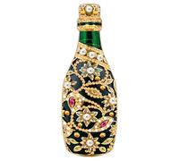 Wooden Wine Bottle Diamond Painting Bottle Opener Helper Crystal Gem Stone Fridge Magnets 5D DIY Diamond Art Fridge Stickers for Home Bar Decor