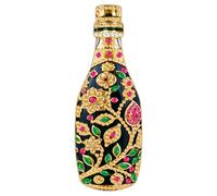 Wooden Wine Bottle Diamond Painting Bottle Opener Helper Crystal Gem Stone Fridge Magnets 5D DIY Diamond Art Fridge Stickers for Home Bar Decor