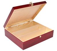 Wooden Wine Box with Compartments | 3 Colours | 3 Sizes | Luxury Box for Bottles