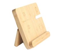 Wooden Wireless Charger - 15W Fast Charging Base, Portable Power Station, Natural Desk Decoration, Bedside Table, Dressing Table, Earbuds for Smartphone, Charging for Home,