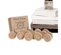 Wooden Witches Runes Set Small Wood Tiles To Predict Future Growth