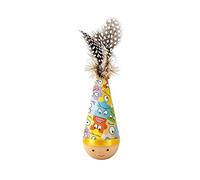 Wooden Wobble Cat Toy Silent Self Standing Interactive Cat Toy No Batteries Required for Bored Indoor Cats and Small Dogs Gift
