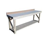 Wooden WorkBench Acorn-Premium With Rear MDF Upstand - 4FT TO 8FT - Work Table Hand Made Strong Heavy Duty - Made From Construction Grade Timber (6ft)