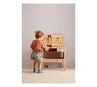 Wooden Workbench and Accessories Multicoloured one size