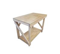 Wooden Workbench Superior Strength 18mm Plywood Top - Industrial Heavy-Duty Table (5ft)