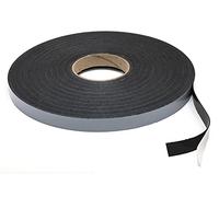 Wooden World - Double side Foam tape PE - Black foam - 3 mm Thick 9 mm width and 25 m long - White spacer