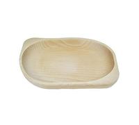 Wooden World - Wooden Decorative Plate for Serving Food and Snacks - Rectangular Large