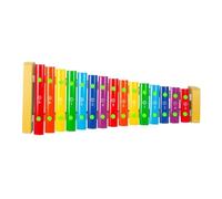 Wooden Xylophone 15 Tones Piano Musical Instrument 2 Mallet Percussion Instruments For Beginners Students