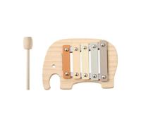 Wooden Xylophone for Kids 5 Key Scales Cartoon Educational Safe Precise