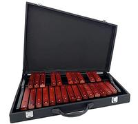 Wooden Xylophone Percussion Instrument Gift Set Professional Glockenspiel for Adults and Kids with 25 Notes 2 Mallets and Suitcase