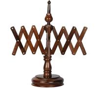 Wooden Yarn Ball Winder - Handcrafted Knitting & Crocheting Yarn Bobbin Winder - Knit Picks Umbrella Yarn Swift - Center Pull Wool String Holder (Brown, Swift)