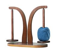 Wooden Yarn Holder for Crocheting, Magnetic Rotating Yarns, Ball Stand, Lightweight Craft Dispenser, Compact Yarn for DIY Knitting Projects, Thread Control Tool for Home Studio Craft Table