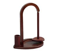 Wooden Yarn Holder | Rotating Yarn Keeper | Magnetic Wool Jeanie Yarn Holder | Rotating Wooden Yarn Dispenser with Storage Shelf | Non Slip Holder for Hi
