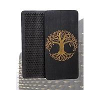 Wooden Yoga Board for Acupressure and Meditation with Nails for Deep Tissue Massage, Sadhu Board for Yoga Practice, Acupuncture Massage, Nails Distance 0.39 In (10 mm)