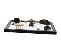 Wooden Zen Sand Box Mini Desktop Sandbox Garden Office Decoration