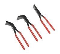 WooDerson 3 Pcs Sheet Metal Bender Set, Folding Pliers + Bending Pliers, Straight 0°, Angled 45° and 90° Bending Tool Comfort for Bending and Flattening Sheet Metal High Carbon Steel Tool