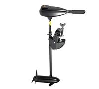 WooDerson Electric Outboard Motor 12v 800W 1.2Hp, Trolling Motors Thrust 80lbs, Forward 5 Gears Reverse 3 Gears, Control Handle Length 45-56cm, With Real Time Battery Monitoring