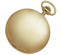 Woodford Mens Gold Plated Full Hunter Quartz Pocket Watch - Gold