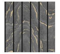 Woodgrain Effect Wallpaper Muriva Charcoal One Size