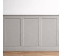 WOODICA 15PCS MDF Wall Panels 100cm - 6mm Shaker Style 3D Panelling Kit, Paintable Accent Wall Panels for DIY Feature Walls & Modern Home Décor (100CM Long X 8CM Wide)