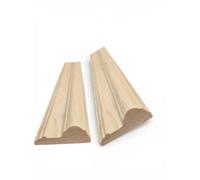 WOODICA Pine Dado Rail Wall Panel Moulding - Solid Softwood Trim x 63mm x 25mm), Paintable & Stainable Decorative Wood for Wainscoting, Panelling & Interior Feature Walls (1, 120cm Long)