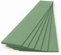 WOODICA Pre-Cut Green MDF Wall Panelling Strips 120cm x 10cm - Moisture-Resistant, Smooth Paintable Boards for DIY Wall Panels, Wainscoting, Shaker & Feature Walls (6)