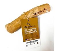 Woodies Dog Chews™ Toys - All Natural, Coffee Wood, Safe, Healthy, Fun, Multiple Sizes - (L)
