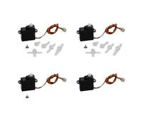 WoodJest 4PCS 2g Digital Servo Steering Gear 3.7V 5V With JST Plug Compatible With RC Aircraft Camera Steer Control Adjustment Parts(JST-1.25mm 3.7V)