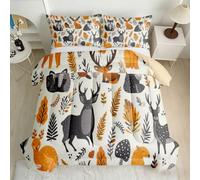 Woodland Animal Coverless Duvet Single 7.5 Tog 3D Printed Comforter