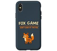 Woodland Animal Humor Joke Fox Game Don’t Look at the Fox Case for iPhone X/XS