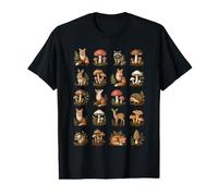 Woodland Animals and Mushrooms Cottagecore Art Vintage Value Graphic T-Shirt