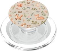 Woodland Animals Nursery Fox Deer Bunny Owl Forest Design PopSockets PopGrip for MagSafe