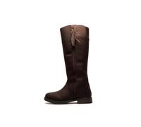 Woodland Womens/Ladies Bailey Waxy Leather Country Boot (8 UK) (Dark Brown)