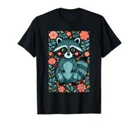 Woodland Bloom Whimsical Animal Paw T-Shirt