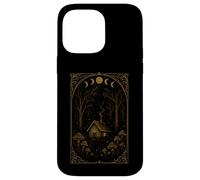 Woodland Cabin Mushroom Forest Moon Phase Dark Academia Case for iPhone 14 Pro Max