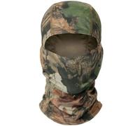 Woodland Camo Balaclava Oak Tree Real Leaf Mask Camouflage Hood Snood Airsoft Military Army Hat Head Face Neck Cover Sheisty