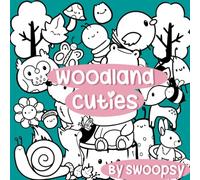 Woodland Cuties: Simple Colouring Book of Cute Animals
