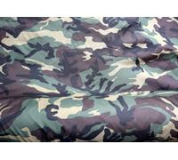 Woodland DPM Pattern Camouflage Polyester Fabric. Fully Waterproof. Oxford 300D. Sold by The Sheet 100cm x 147cm.