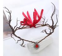 Woodland Elf Crown Tiara Vine Headpiece,Gothic Headband,Bridal Wedding Accessories Crown(Style A)